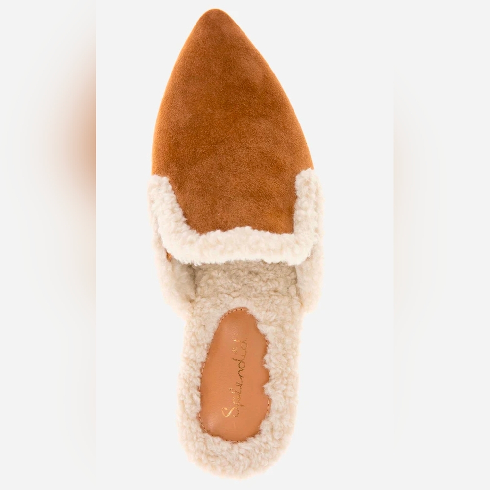 Splendid Liza Sherpa Mule in Caramel Msrp $109 - Picture 9 of 9